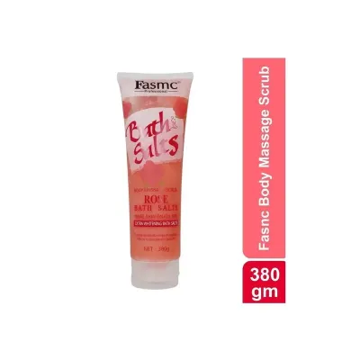 Fasmc Professional Rose Bath Salts Body Massage Scrub 380ml