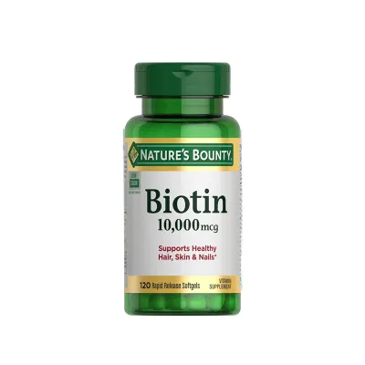 Nature's Bounty Biotin 10000mcg Support Hair, skin & Nails 120Tab