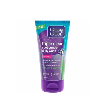 Clean & Clear Triple Clear Spot Control Daily Wash (150ml)
