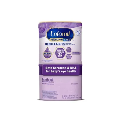 Enfamil Neuroporo Care Gentlease Powder with Beta-Carotene, 2 pk./20, 1.13kg