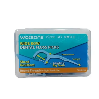 Watsons Round Thread Dental Floss Picks