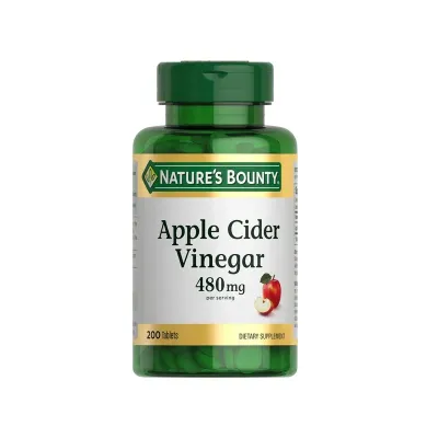 Nature’s Bounty Apple Cider Vinegar 480mg, 200 Tablets (USA)