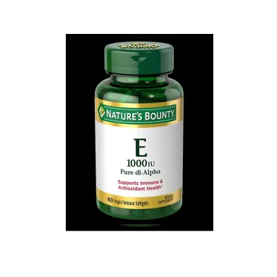 Nature’s Bounty Vitamin E 1000 IU -60 Softgels
