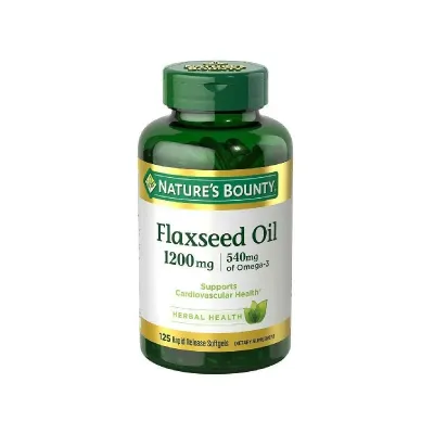 Nature’s Bounty Flaxseed Oil 1200 mg, 125Softgels