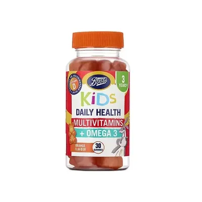 BOOTS Kids Daily Health Multivitamins + Omega 3 – 30 Gummies