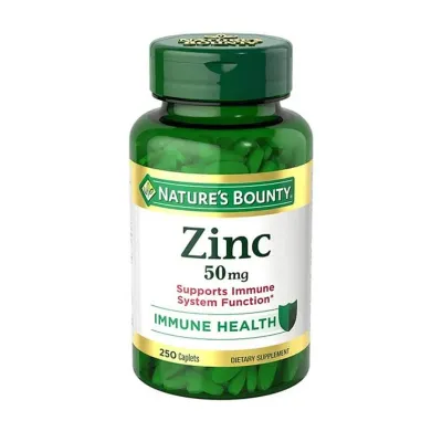 Nature’s Bounty Zinc 50mg, Immune Support 250 Caplets