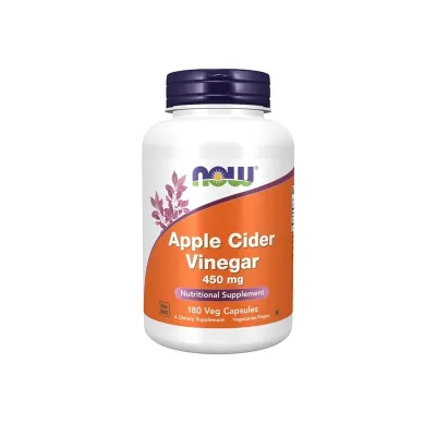 Now Apple Cider Vinegar 450mg 180 veg Capsules