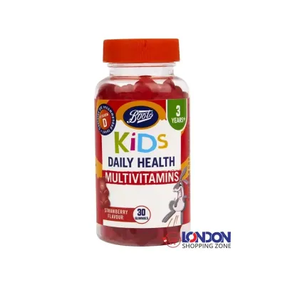 BOOTS Kids Daily Multivitamins Strawberry Flavor – 30 Gummies