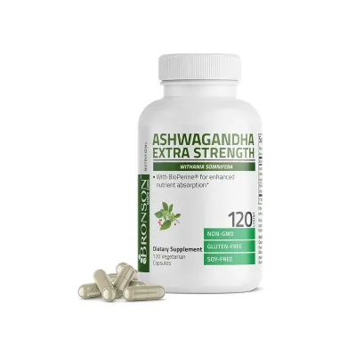 Bronson Ginkgo Biloba Extra Strength Formula – 120 Vegetarian Capsules