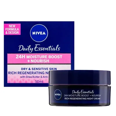Nivea Daily Essentials Rich Regenerating Night Cream (50ml)