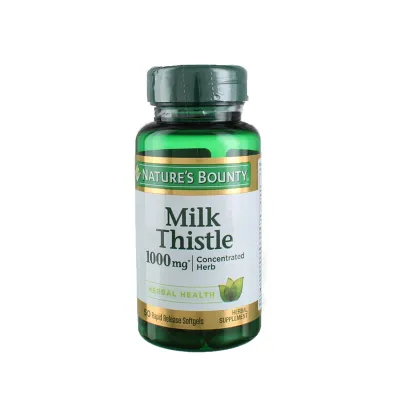 Nature's Bounty Milk Thistle 100mg 50 Softgels