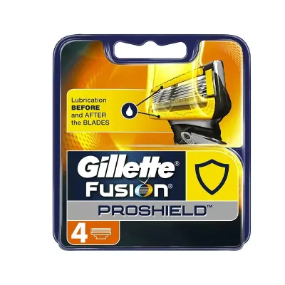 Gillette Fusion Proshield Men’s Razor Blades Refills (Pack of 4)