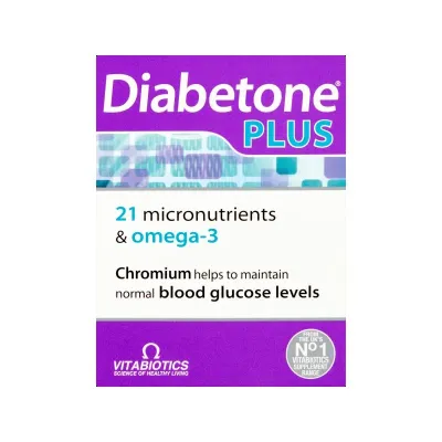 Vitabiotics Diabetone Plus (Omega-3) Dual Pack 56 Tablets/Capsules