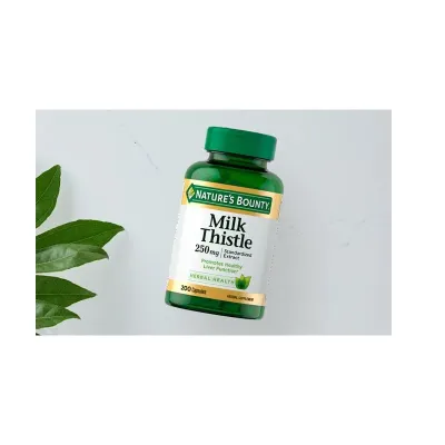 Nature’s Bounty Milk Thistle Supplement, 250 mg 200 Count