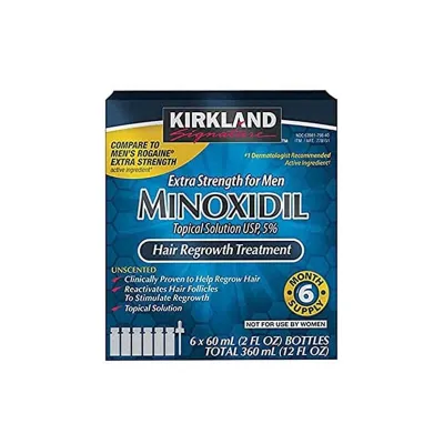 Kirkland Minoxidil Solution 5% For Men 6 Months