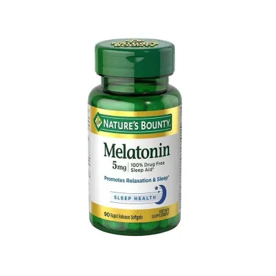 Nature’s Bounty Melatonin 5mg, 90 Tablets Dietary Supplement