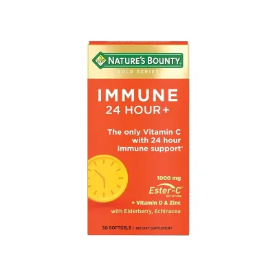 Nature’s Bounty Immune 24 Hour + 50 Softgels
