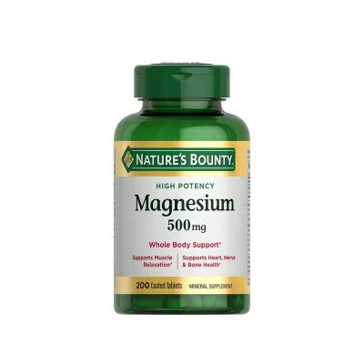 Nature's Bounty Magnesium 500 Mg -100 Tablets